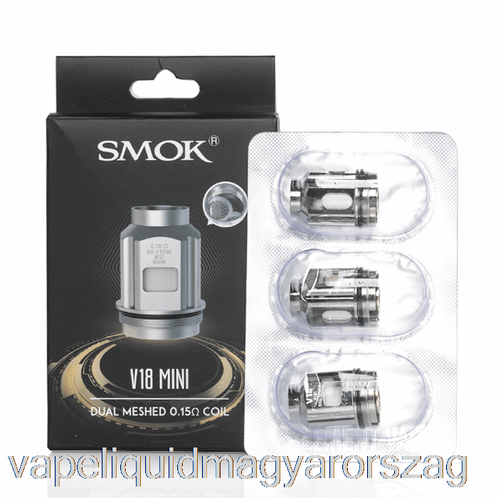 Smok Tfv18 Mini Cseretekercsek 0,15 Ohm Dual Tfv18 Mini Mesh Tekercsek Vape Folyadék